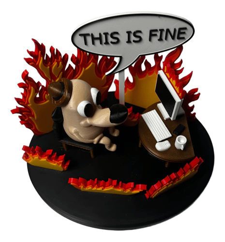 Diorama This Is Fine