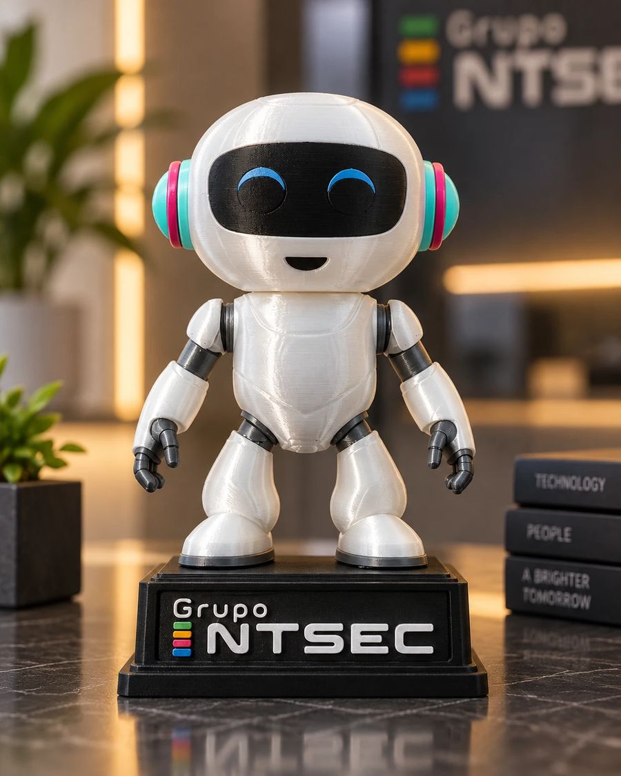 Grupo NTSEC: mascote robô